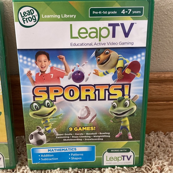 Leap Frog LeapTV 2 Games Dance & Learn and Sports - Picture 3 of 6